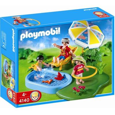 Playmobil City Life 4140 - Compactset Famille Et Piscine
