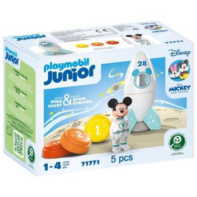 Playset Playmobil Junior 71771 Mickey astronaut Disney 5 Pi&egrave;ces