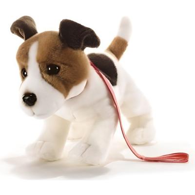 PLUSH & COMPANY  - 15782 - Peluche - Milo Jack Russel en Laisse - 32 cm