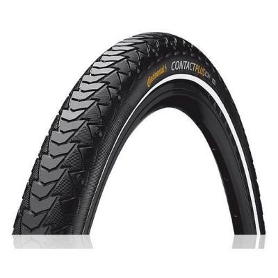 CONTINENTAL  Contact Plus Pneus pour v&eacute;lo Mixte, Noir R&eacute;flex, 37-622
