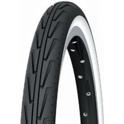 MICHELIN Pneu v&eacute;lo City  City J Confort TR noir/flanc blanc (22 x 1.3/