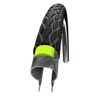 SCHWALBE Pneu 26 x 1.75 (47-559) hs420 Marathon Original Noir r&eacute;flexion