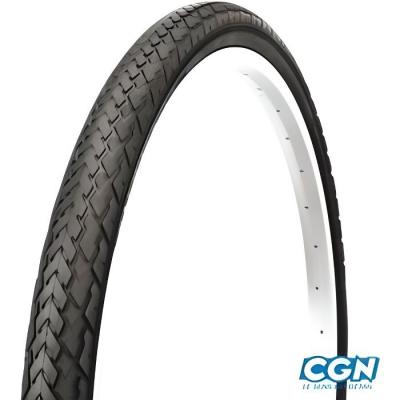 DELI TIRE Pneu vtt urbain 26x1 75 tr deli anticrevaison 1 3mm noir sa 225 47 559