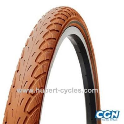 DELI TIRE Pneu v&eacute;lo Deli SA206 anti-crevaison 26x1.75"" TR marron