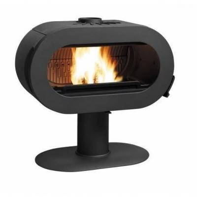 INVICTA Po&ecirc;le &agrave; bois -  - Fifty plus pied - 10 KW - En fonte - B&ucirc;ches 60 cm 