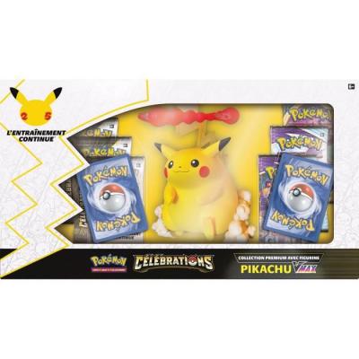 POKEMON Collection C&eacute;l&eacute;brations Pok&eacute;mon 25 Ans : Coffret Premium Fig. Pikachu Vmax