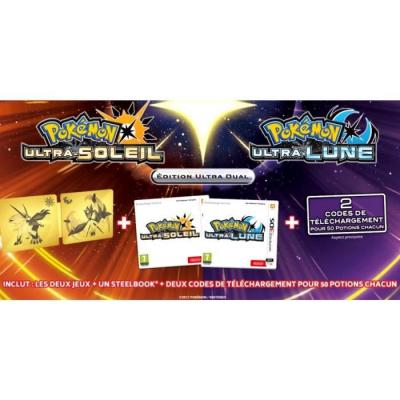 Pokemon Ultra-Soleil et Pokemon Ultra-Lune Edition Deluxe Ultra Dual Nintendo 3DS