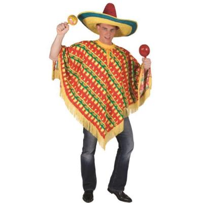  D&eacute;guisement Poncho Mexicain - Adulte - M FUNNY FASHION