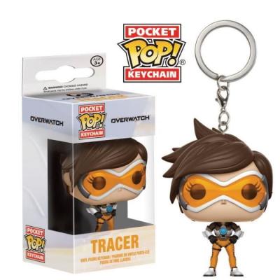FUNKO Porte-cles - Overwatch - Pop Tracer 