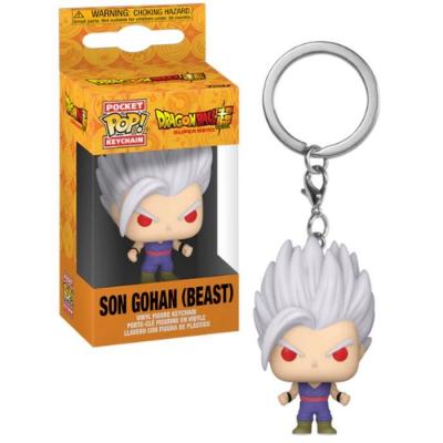 FUNKO Figurine Pop Keychain porte-cl&eacute; Dragon Ball Super Super Hero Gohan UI