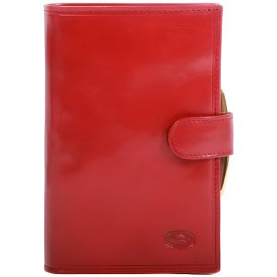 KATANA Porte-feuille Femme en Cuir de Vachette Collet  K353010 - Rouge