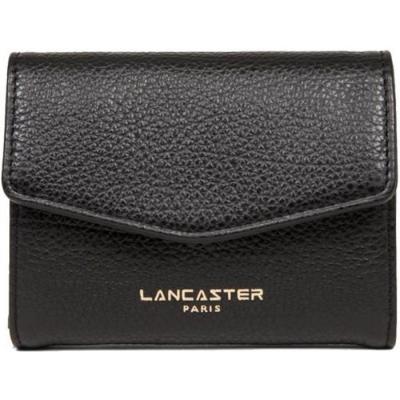LANCASTER Porte-monnaie  cuir ref_48198 Noir 11.5*9*3