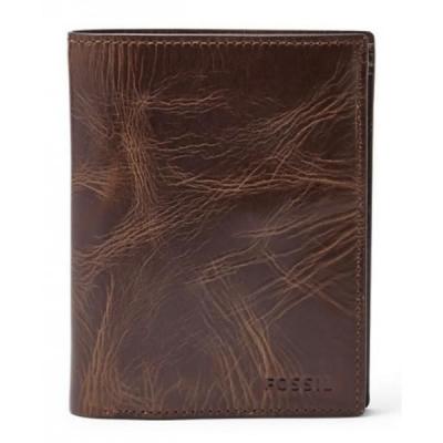FOSSIL  Men Portefeuille Derrick Vertical Rfid Marron - One size