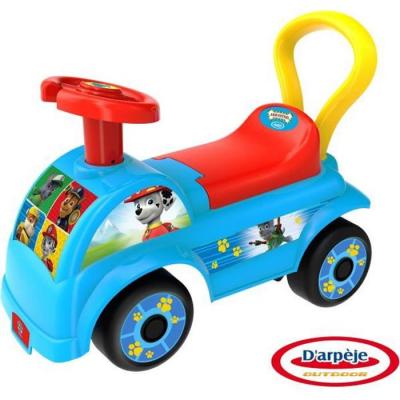 D ARPEJE Pat patrouille porteur avec fonction pousseur - bleu et rouge