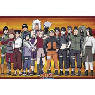 NARUTO ABYstyle -  SHIPPUDEN - Poster ""Ninjas Konoha"" (91.5x61)