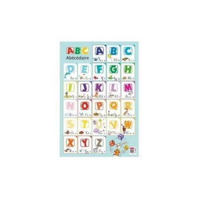 CALENDRIERS BOUCHUT GRANDREMY Poster p&eacute;dagogique en PVC - 76x52 cm - L'alphabet