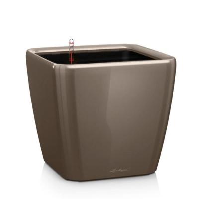 LECHUZA  Premium 21 Ls Quadro Pot Avec Syst&egrave;me D'Arrosage Taupe