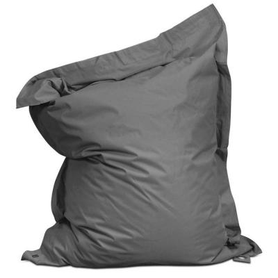 OVIALA Pouf taille XXL, coussin de jardin imperm&eacute;able gris antharcite