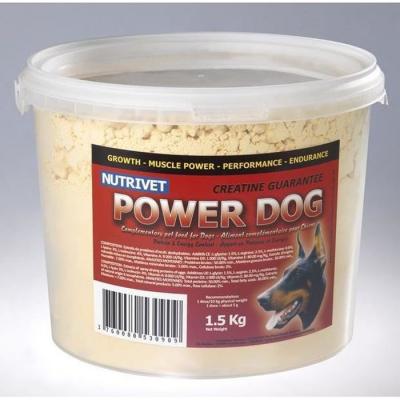 NUTRIVET  - Aliment Compl&eacute;mentaire pour Chiens - Power Dog - Pot 1,5 Kg