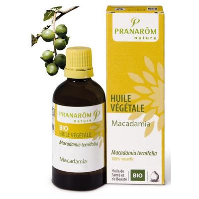 PRANAROM  Huile v&eacute;g&eacute;tale - Huile de Macadamia 50ml bio