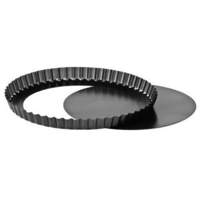 PREMIER HOUSEWARES  MOULE A TARTE A FOND AMOVIBLE ET ANTI-ADHESIF ET A BORD CANNELE 28 CM 