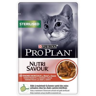 PRO PLAN Lot  12 x 85 g - Sterilised boeuf