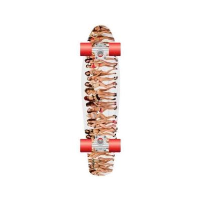 PROHIBITION Planche de skate r&eacute;tro Plastic Pattern  22.5"""" Multicolore