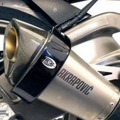 R&G Rg Racing Akrapovic Hexagonal Suzuki Ep0008bk Exhaust Protector Noir