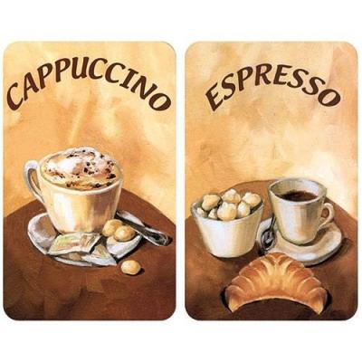 WENKO  - Plaques de verre universelles Caf&eacute; 2 pcs