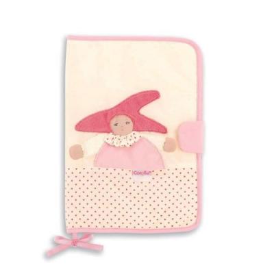 COROLLE Prot&egrave;ge carnet de sant&eacute; babi  rose  