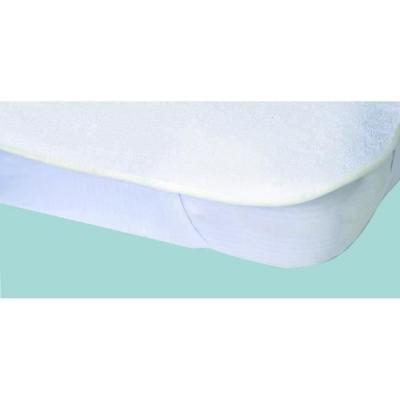 POYET MOTTE Prot&egrave;ge-matelas Al&egrave;se imperm&eacute;able Elasretane &eacute;ponge bouclette 100% coton 80x190 cm blanc