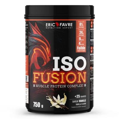 ERIC FAVRE Prot&eacute;ine multi-sources  - Iso Fusion - Vanille 750g