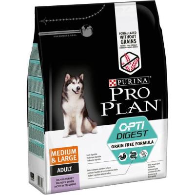 Purina ProPlan OptiDigest Croquettes Moyens et Grands Chiens Adultes 2,5kg