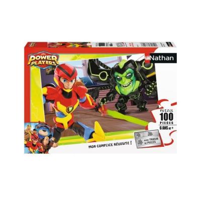  Puzzle 100 pieces - Super Axel contre Madcap / Power Players