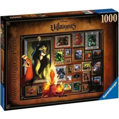 RAVENSBURGER Puzzle 1000 pi&egrave;ces  Disney Villainous Scar 
