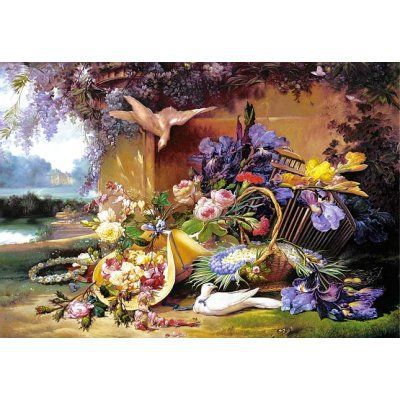 CASTORLAND   PUZZLES ELEGANT NATURE MORTE AUX FLEURS 2000 PI