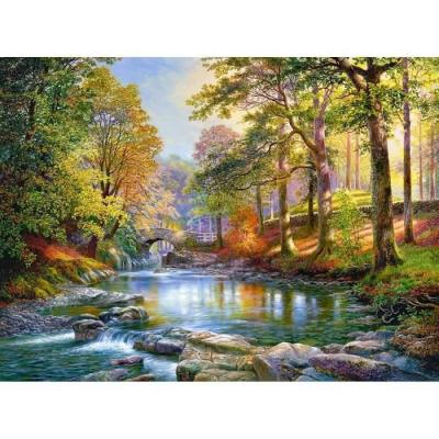 CASTORLAND Puzzle 3000 pi&egrave;ces : Le long de la rivi&egrave;re aille Unique Coloris Unique