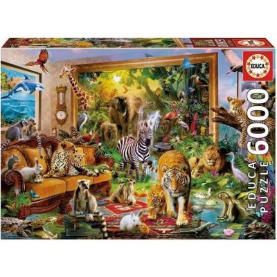 EDUCA  Puzzle 6000 En Entrant Dans La Chambre 