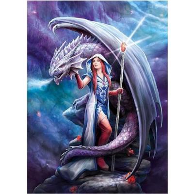 CLEMENTONI Puzzle adulte : dragon mage - anne stokes - 1000 pieces 