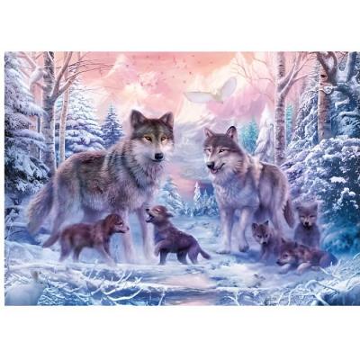 RAVENSBURGER Puzzle Adulte : Les Loups Arctiques - 1000 Pieces - Animaux -  