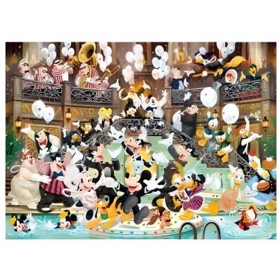 CLEMENTONI Puzzle adulte : mickey fait la fete - 1000 pieces -  - collection disney 90 eme anniversaire 