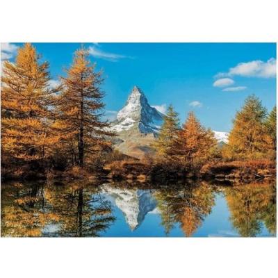 EDUCA Puzzle adulte montagne du mont cervin - 1000 pieces -  collection paysage des alpes en automne 