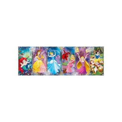 CLEMENTONI Puzzle adulte panorama 1000 pieces : les princesses - collection disney -  