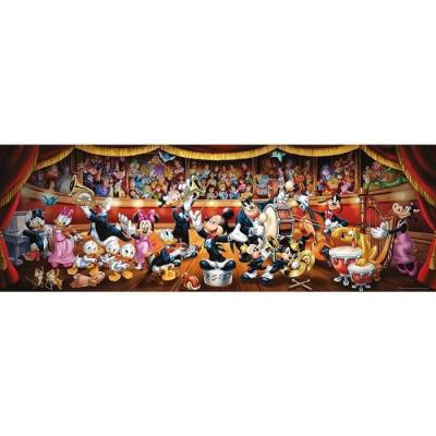 CLEMENTONI Puzzle adulte panorama : mickey chef d orchestre - 1o00 pieces - collection  disney 