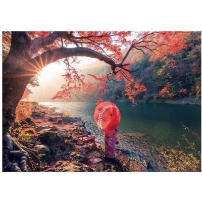EDUCA Puzzle adulte fleuve katsura et le lever du soleil - 1000 pieces -  collection japon 