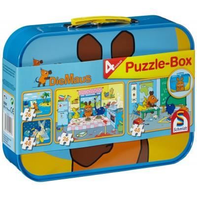 SCHMIDT SPIELE  - 55597 - Puzzle - La Souris - 2 x 26/2 x 48 Pi&egrave;ces