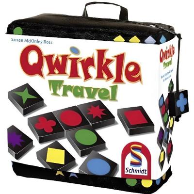 SCHMIDT SPIELE Jeu de soci&eacute;t&eacute; - SCHMIDT - QWIRKLE TRAVEL - Noir - Mixte - 2 joueurs ou plus