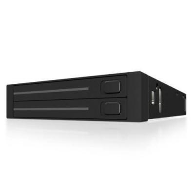 RAIDSONIC Rack 3,5'' pour 2x Disque Dur 2,5'' - SATA/SATA - IB-2226StS - Noir