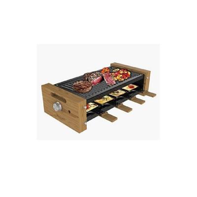 CECOTEC  Cheese & Grill 8200 - Raclette/grill - 1.2 kWatt - noir/bois