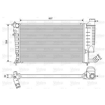 VALEO  732520 Radiateur, refroidissement du moteur